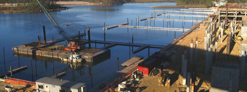 Floating Dock and Pile Installation